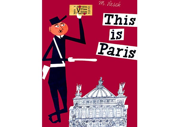 This is Paris, Greeting Card by Miroslav Sasek - Thumbnail