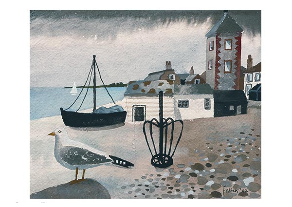 Aldeburgh, Greeting Card by Mary Fedden - Thumbnail