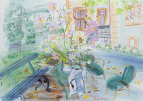 Our House at Montsaunes, Greeting Card by Raoul Dufy - Thumbnail