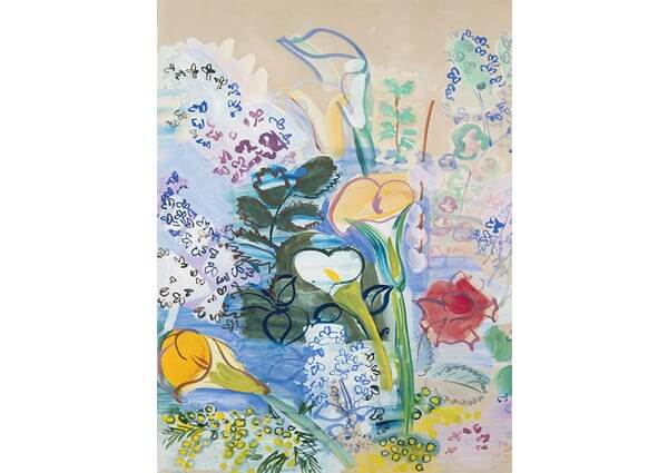 Bouquet of Arums, Greeting Card by Raoul Dufy - Thumbnail