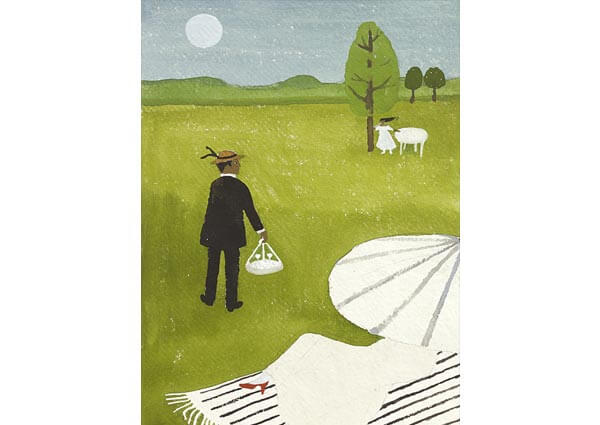  Glyndebourne Picnic, Greeting Card -  Published by Orwell Press