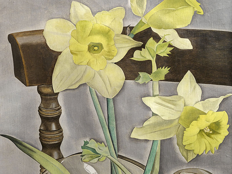 Daffodils and Celery, Greeting Card by Lucian Freud - Featured on Mobile Devices
