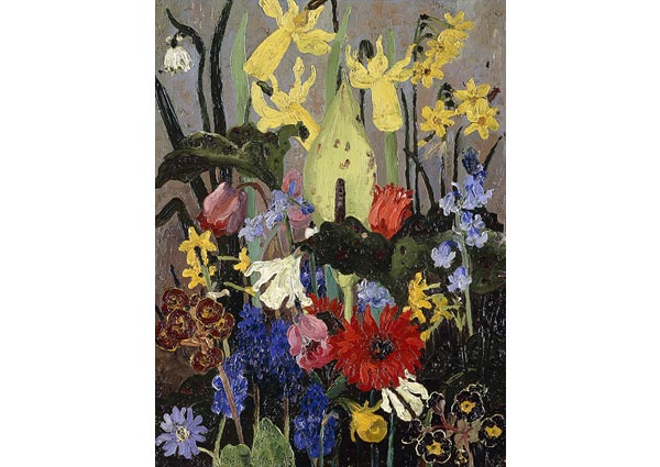 Spring Flowers, Greeting Card by Cedric Morris - Thumbnail