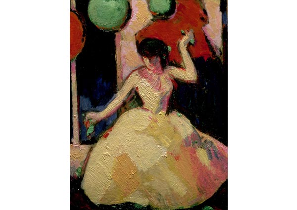 St. Jacques Studio, Greeting Card by John Duncan Fergusson - Thumbnail