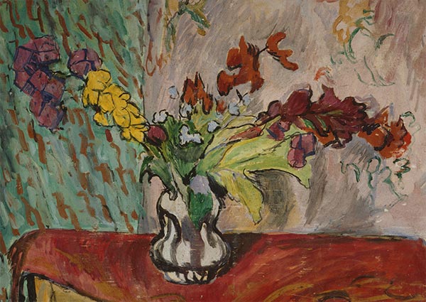 Wallflowers, Greeting Card by Vanessa Bell - Thumbnail