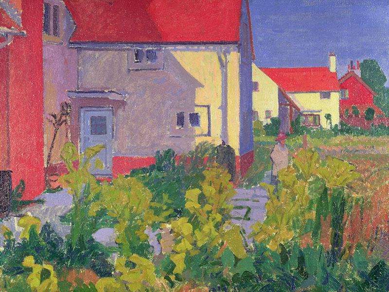 Harold Gilman's House at Letchworth, Greeting Card by Spencer Frederick Gore - Featured on Mobile Devices