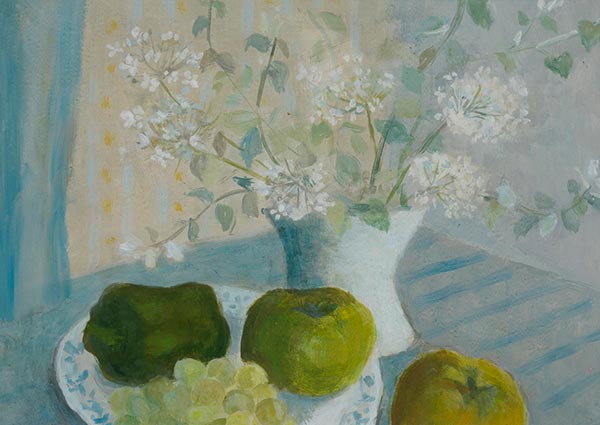 Fruit and Flowers, Greeting Card by Biddy Picard - Thumbnail