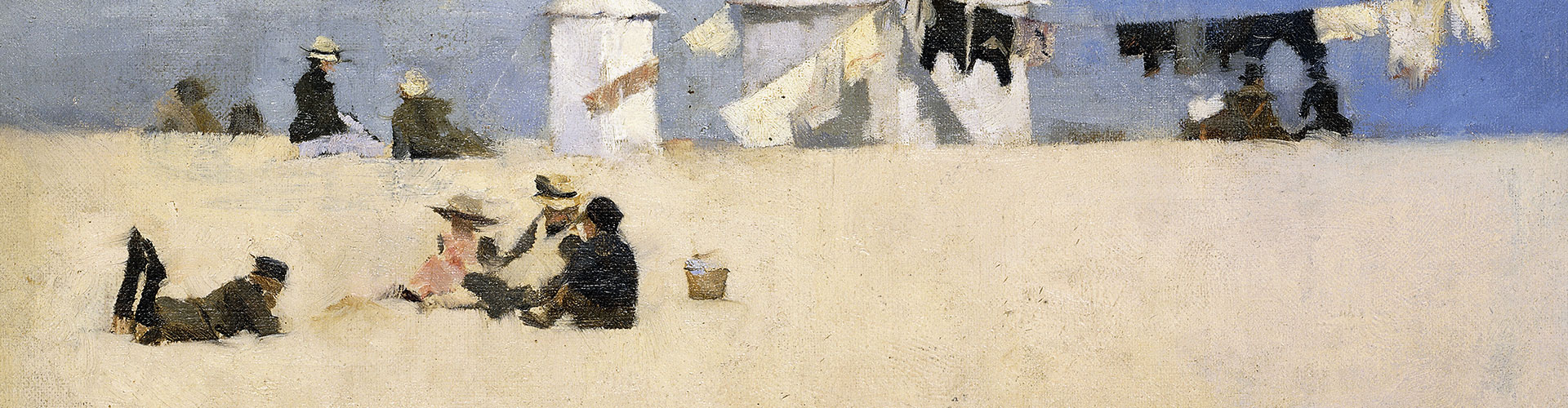 Children on the Beach, St. Ives, Greeting Card by Stanhope Alexander Forbes - Featured on Desktop Devices