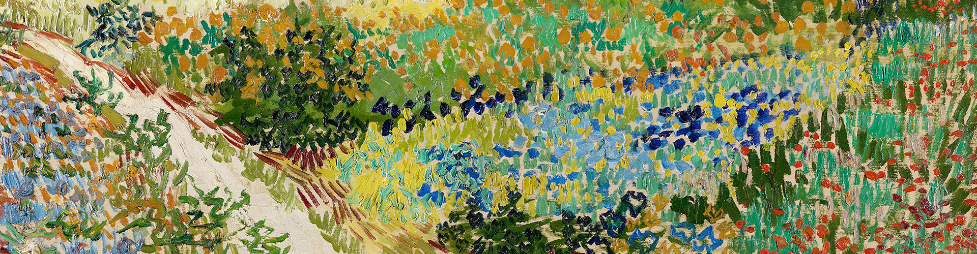 The Garden at Arles, Greeting Card by Vincent Van Gogh - Featured on Desktop Devices